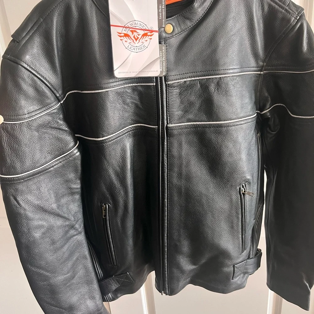 Milwaukee Leather Motorcycle Jacket - Picture 1 of 3